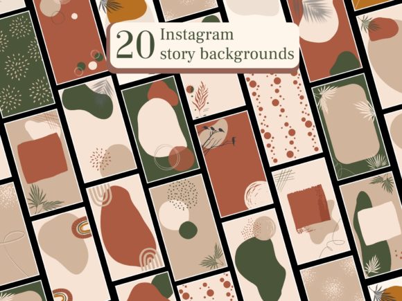 Download Abstract Boho Instagram Story Background - Background Collection