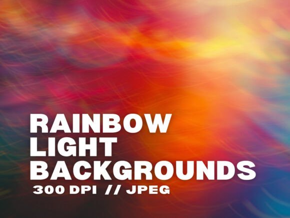 Download 8 Rainbow Light Backgrounds - Background Collection