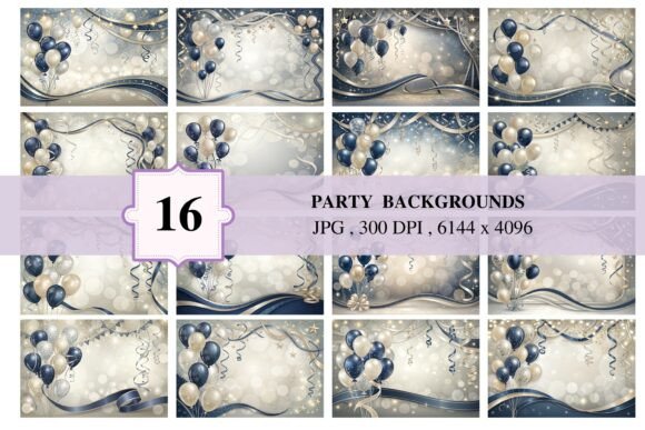 Download 16 Party Backgrounds 1 - Background Collection