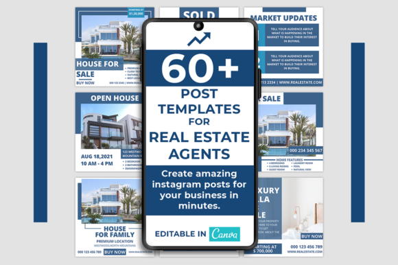 Download Real Estate Instagram Templates | Canva - Real estate instagram templates Collection