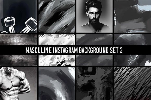 Download 12 Masculine Instagram Backgrounds Set 3 - Background Collection