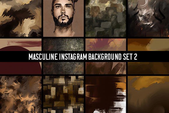 Download 12 Masculine Instagram Backgrounds Set 2 - Background Collection