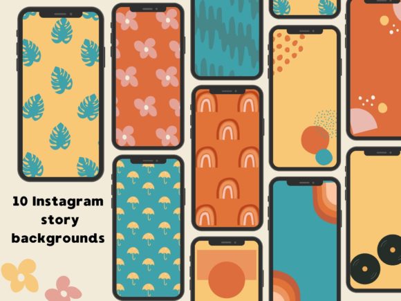 Download Boho Abstract Instagram Story Background - Background Collection