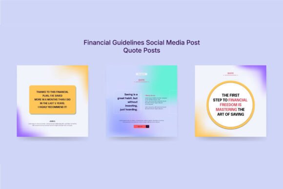 Download Colorful Financial Advice Social Kit - Social kit Collection