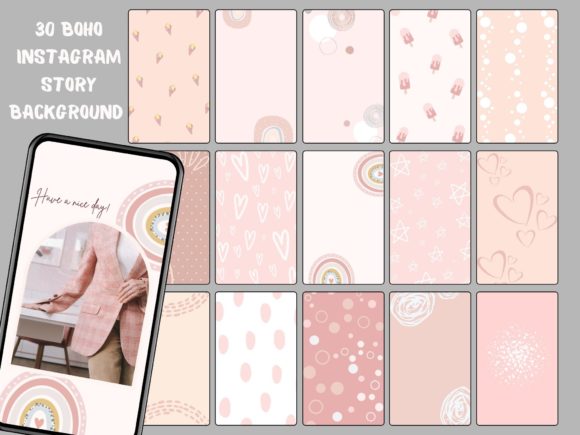 Download 30 Boho Instagram Story Background - Background Collection
