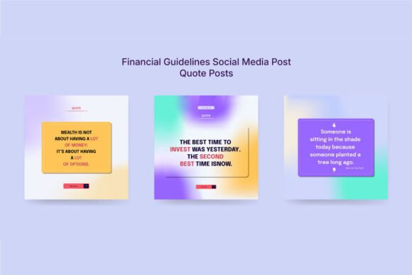 Download Colorful Financial Advice Social Kit - Social kit Collection